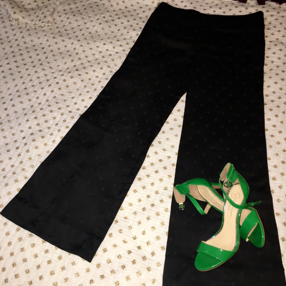 Black Chloe trousers